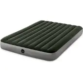 Intex Prestige Downy Luftmadras med Batteripumpe 152x203x25 cm
