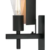 WESTINGHOUSE Vägglampa Sirino, dimbar, Svart, Vardagsrum / matsal, Metall, Vägglampa, vägglampa inomhus