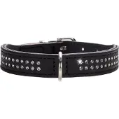 Hunter Dog Collar Diamond Petit Black XS 32 - 24-28cm