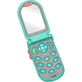 Infantino elektronisk hopfällbar mobiltelefon