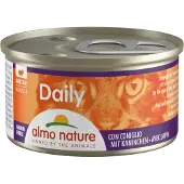 Almo Nature Daily Mousse med kanin våtfoder katt (85 g)