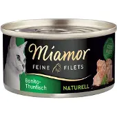 Miamor Vom feinsten Filéer Naturlig Bonito Tonfisk 80g