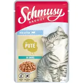 Schmusy RAGOUT med kalkon i sås för kattungar 100 g