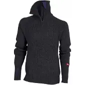 Ulvang Rav sweater w/zip, herr, mörk grå
