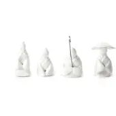 Kikkerland Jiang Taigong Tepåsehållare (4-pack), Vit