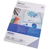 GBC Bindningsomslag HiClear A4 (210 x 297 mm) - 300 mikron - klar (100 st.)