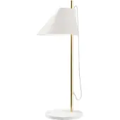 Louis Poulsen Bordslampa , Yuh Brass, dimbara, Vit, Sovrum, Metall, Design