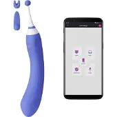 Lovense Hyphy - App-styrd 2‑i‑1 vibrator (lila)