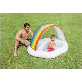 Intex Rainbow Baby Pool, 82L, 142x119x84 cm