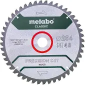Metabo precision cut wood - classic 628061000 Cirkelsågblad 254 x 30 mm Antal tänder (per tum): 48 1 st
