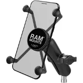 Ram Mounts X-Grip Large Phone Mount with Motorcycle Handlebar Clamp Base