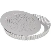 Patisse perforerad pajform med löstagbar botten 28 cm Silver Top universell