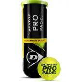 Dunlop padelbollar BALLS PADEL PRO FIP godkända 3 st