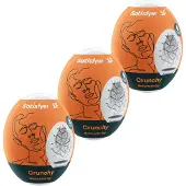 Satisfyer Egg Crunchy - äggmasturbator set - 3-pack