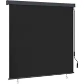 vidaXL Rullgardin utomhus 160x250 cm antracit