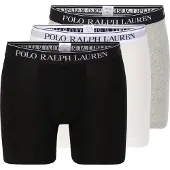 Ralph Lauren Boxershorts gråmelerad / svart / vit