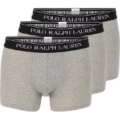 Ralph Lauren för män. 714835885005 Förpackning med 3 boxershorts 714835885005 grå (XL), Hemkläder, Bomull