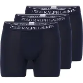 Ralph Lauren för män. 714835887001 Set om 3 boxershorts i marinblå bomull (XL), Hemkläder, Marino