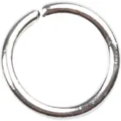 Adlibris Metallringar Runda 0,7 mm Silverpläterad 500 st