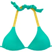 Venice beach Bikiniöverdel 'Anna' limone / mint