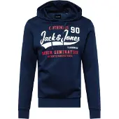 Jack & Jones Sweatshirt marinblå / röd / vit