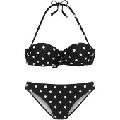 LASCANA Bikini svart / vit