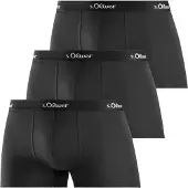 s.Oliver Boxershorts svart / vit