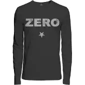 Ginza.se The Smashing Pumpkins: Unisex Long Sleeve T-Shirt/Zero Distressed (Black) (X-Large)