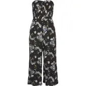LASCANA Jumpsuit ljusblå / orange / svart / vit