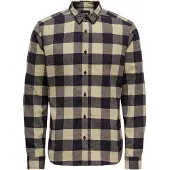 Only & Sons Skjorta 'ONSGudmund' elfenben / marinblå