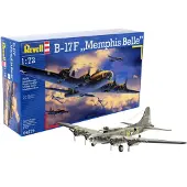 Revell B-17F Memphis Belle, Luftfarkostmodell med fast vinge, Monteringssats, 1:72, Boeing B-17, Plast, Second World War