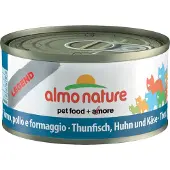 Almo Nature HFC Natural tonfisk, kyckling och ost våtfoder katt (70 g)