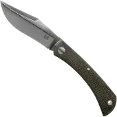FOX Knives Libar FX-582 Green Canvas Micarta slipjoint pocket knife