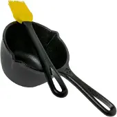 Lodge sauce pan incl. silicone brush, LMPB21