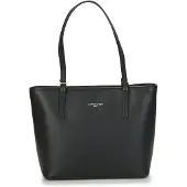 LANCASTER PARIS Shoppingväska 'Lancaster Sac cabas épaule Zippée M Smooth Noir' svart
