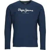 Pepe Jeans T-shirt 'Eggo' marinblå / pastellgrön / vit