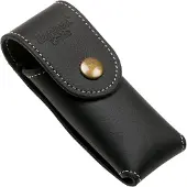 Lionsteel 900FDV2 PL belt sheath small, black leather