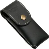 Lionsteel 900FDV1 PL belt sheath large, black leather