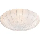 QAZQA Design taklampa vit siden 60 cm 5-ljus - Plu