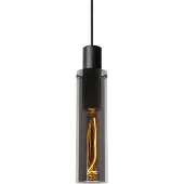 Lucide Glas pendellampa Orlando, dimbar, Svart, Vardagsrum / matsal, Glas, Modern, Pendellampa