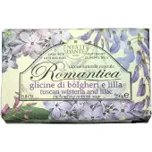 Nesti dante Saponeria Nesti Firenze: "Glicine di Bolgheri e Lilla" Naturtvål, "Romantica" Linje 250g (3-pack) [ Italiensk Import