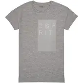 Esprit T-shirts med korta ärmar EVELYNE flickor - Grå - 14 Jahre