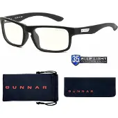 Gunnar Optiks Enigma, Rektangel, Spela, Polykarbonat, Svart, Nylonpolymer, Klar