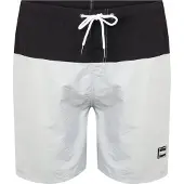 Urban Classics Badshorts ljusgrå / svart