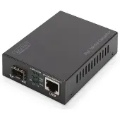 Digitus DN-82140 LAN 10/100/1000 MBit/s, SFP, IEEE 802.3z 1000BASE-LX, IEEE 802.3z 1000BASE-SX Mediekonverterare 10 / 100 / 1000 MBit/s