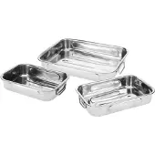 Excellent houseware stekpanna i stål till ugn – set med 3 delar