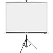 Acer T87-S01MW - Projektorduk med stativ - 87" (218 cm) - 4:3 - vit