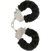 JUST FOR YOU Toy Joy: Furry Fun Cuffs Plush Svart