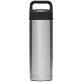 Yeti Rambler Bottle 18oz Chug Cap, Stainless Steel, thermos bottle with drinking spout, 532 ml