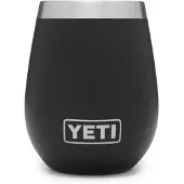 Yeti - Kök - Rambler 10 Oz Wine Tumbler Black för Unisex - Svart